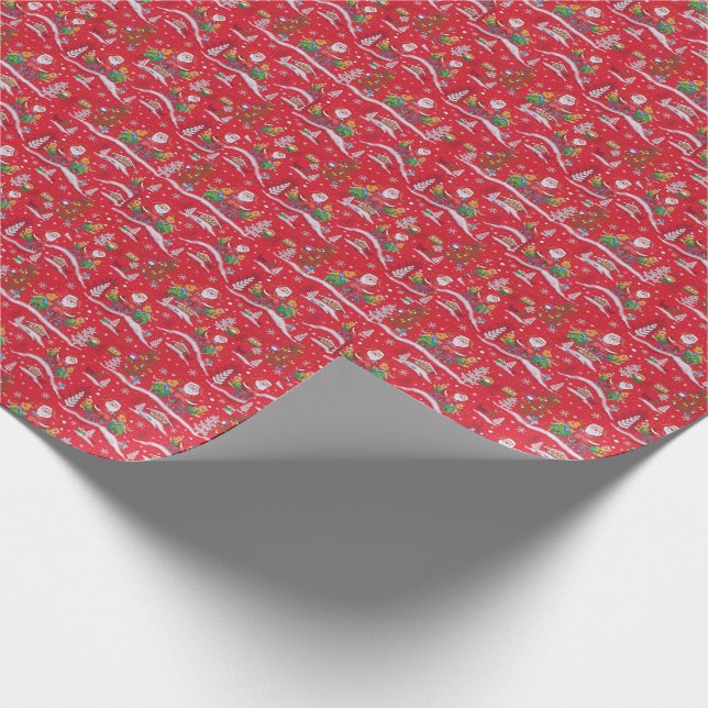 Papel De Regalo Santa (Esquina)