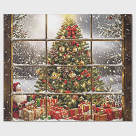 Papel De Regalo Santa Baby Christmas Baby Shower