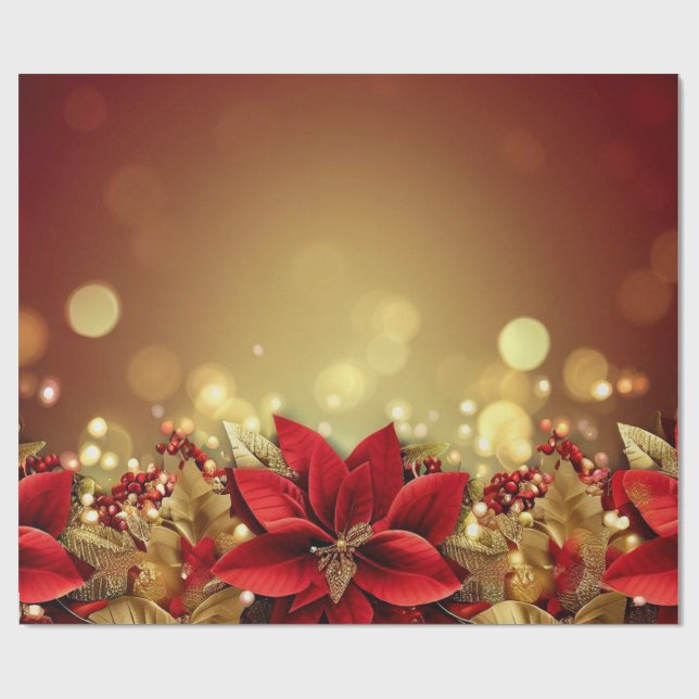 Papel De Regalo Santa Baby Christmas Baby Shower (Superficie plana)