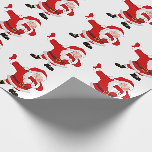 Papel De Regalo Santa bailarín (Esquina)