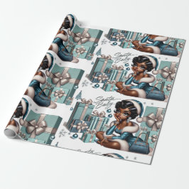 Papel De Regalo Santa Bebé