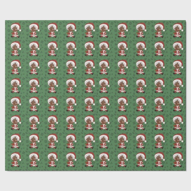 Papel De Regalo Santa bebé (Versión 2) (Costura)