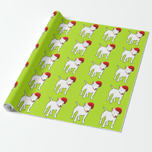 Papel De Regalo Santa Bull Terrier