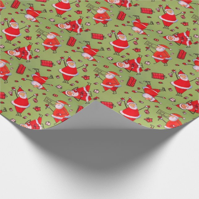 Papel De Regalo Santa Claus (Esquina)