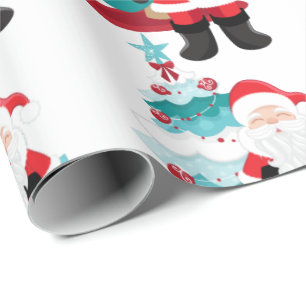 Papel De Regalo Santa Claus