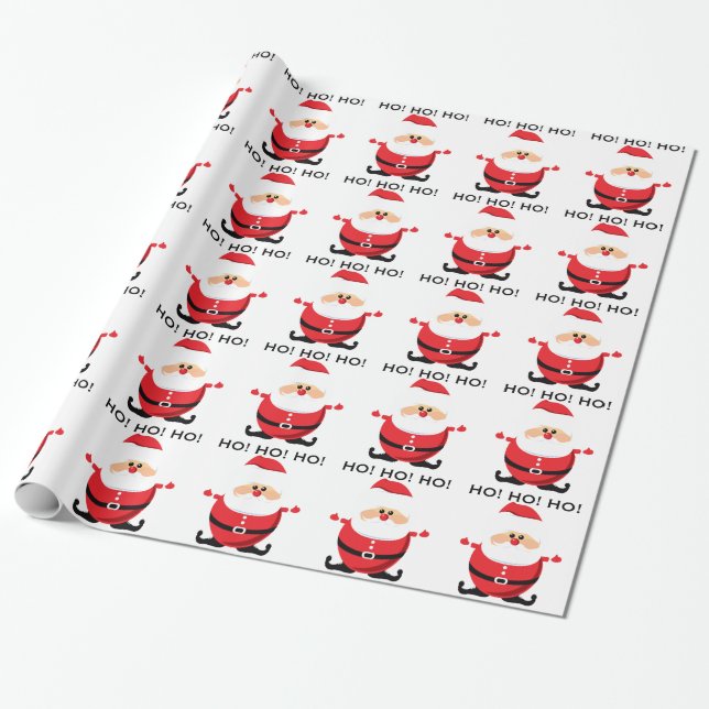 Papel De Regalo Santa Claus (Desenrollado)