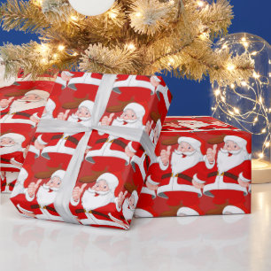 Papel De Regalo Santa Claus