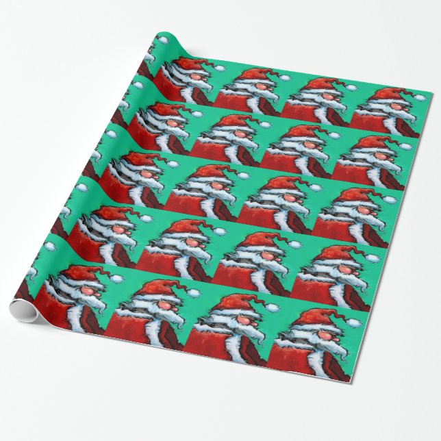 Papel De Regalo Santa Claus (Desenrollado)