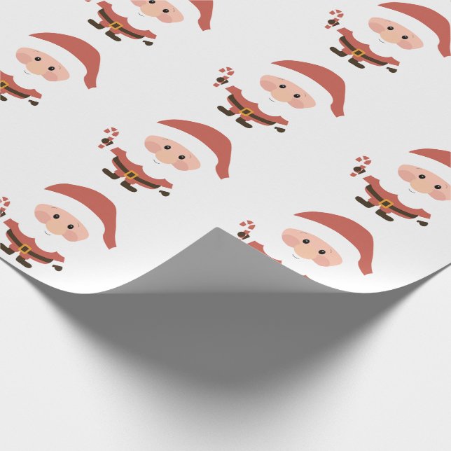 Papel De Regalo Santa Claus (Esquina)
