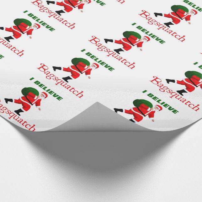 Papel De Regalo Santa Claus - Bagsquatch (Esquina)