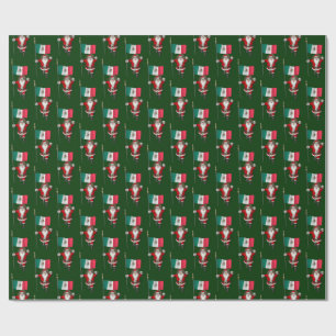 Papel De Regalo Santa Claus Con El Fin De México