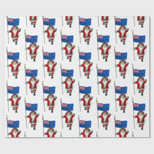 Papel De Regalo Santa Claus con el fin de Nueva Zelanda