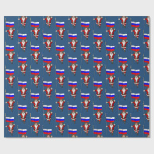 Papel De Regalo Santa Claus con el fin de Rusia