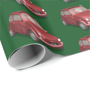 Papel De Regalo Santa Claus En Fiat 500