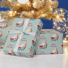 Papel De Regalo Santa Claus está tomando una pequeña siesta
