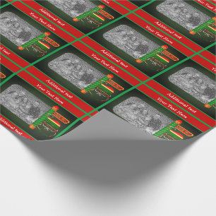 Papel De Regalo Santa Claus North Pole su festividad fotográfica
