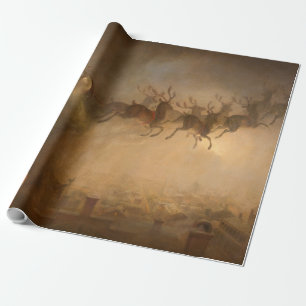 Papel De Regalo Santa Claus por William Holbrook Beard