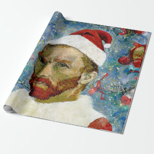 Papel De Regalo Santa Claus, Van Gogh