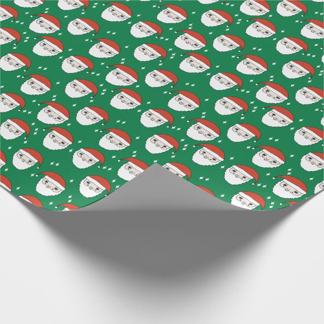 Papel De Regalo Santa enfrenta a Navidades de vacaciones (Esquina)