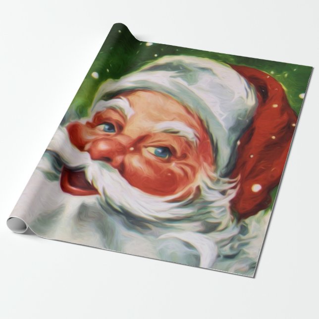 Papel De Regalo Santa Face 1 (Desenrollado)