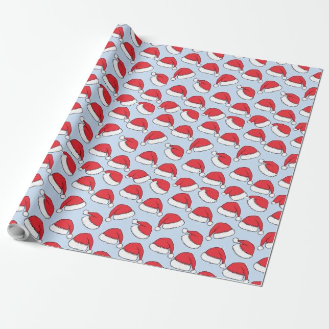 Papel De Regalo Santa Hat (Desenrollado)