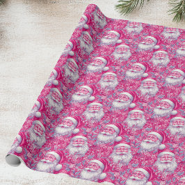 Papel De Regalo Santa inspirada en rosa