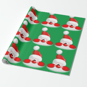 Papel De Regalo Santa lindo hace frente