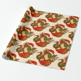 Papel De Regalo Santa Mahj Holiday Gift Wrapping
