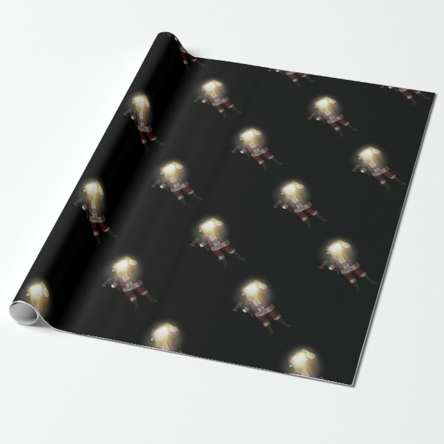 Papel De Regalo Santa Mina (Desenrollado)