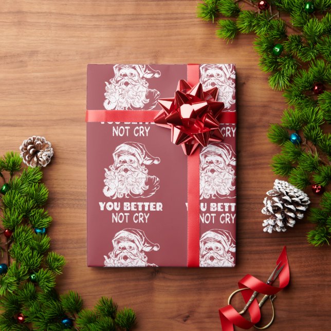 Papel De Regalo Santa Navidades Magnet Ornamping Metalizado envolv (Regalo de vacaciones)