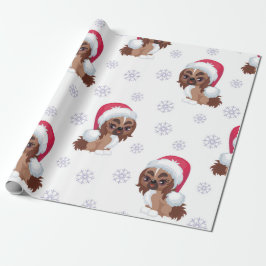 Papel De Regalo Santa Paws