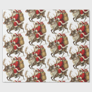Papel De Regalo Santa Return Address Label 