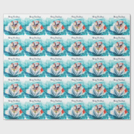 Papel De Regalo Santa Sailing – Tropical Christmas by the Sea