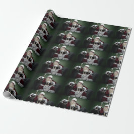 Papel De Regalo Santa traviesa
