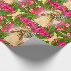 Papel De Regalo Santa viejo del último Victorian