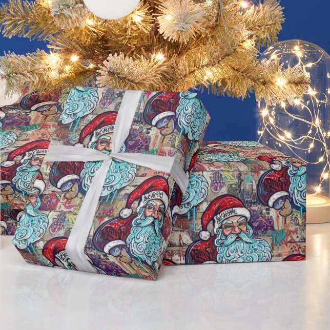 Papel De Regalo Santa Wrapping Paper (Vacaciones)