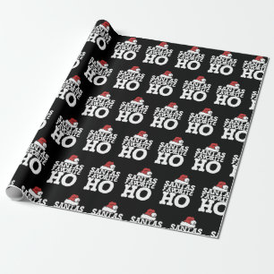 Papel De Regalo Santas Favoritos Ho