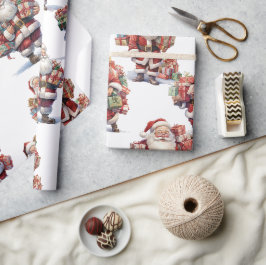 Papel De Regalo Santa's Gift Parade Wrapping Paper