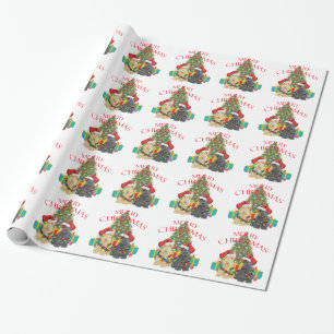 Papel De Regalo Santas Helpers