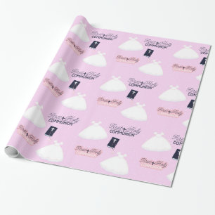 Papel De Regalo Santísima Comunión Christening