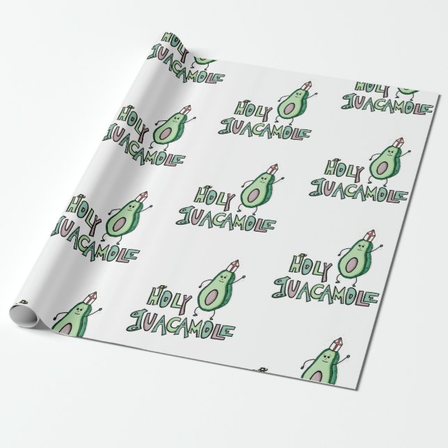 Papel De Regalo Santo Guacamole (Desenrollado)