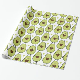 Papel De Regalo Santo Guacamole Corazón Aguacate Fiesta de Bebés G