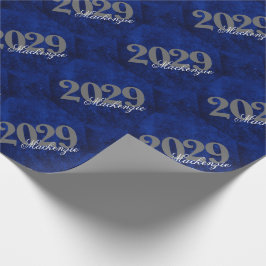 Papel De Regalo Sapphire Grad | Blue Royal Cobalt Azure Year