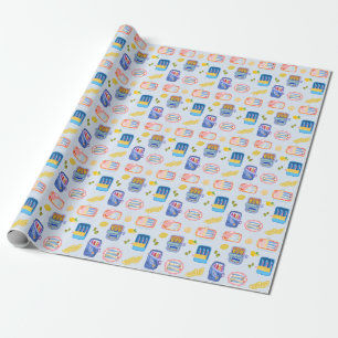 Papel De Regalo Sardinas y Limones