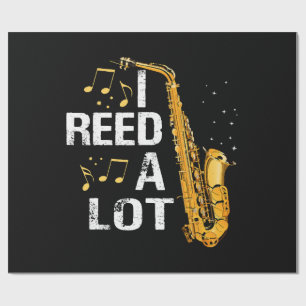 Papel De Regalo Saxofón divertido