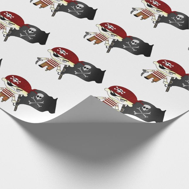 Papel De Regalo Scallywag Pirate KIDS (Esquina)