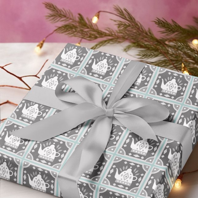 Papel De Regalo Scandia Teapot Tiles III (Subido por el creador)