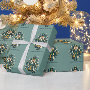 Papel De Regalo Scandinavian Christmas Nutcracker