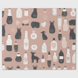 Papel De Regalo Scandinavian Valentine’s Wrapping Paper – Minimal