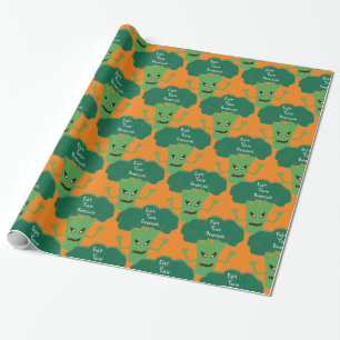 Papel De Regalo Scary Broccoli Thunder_Cove